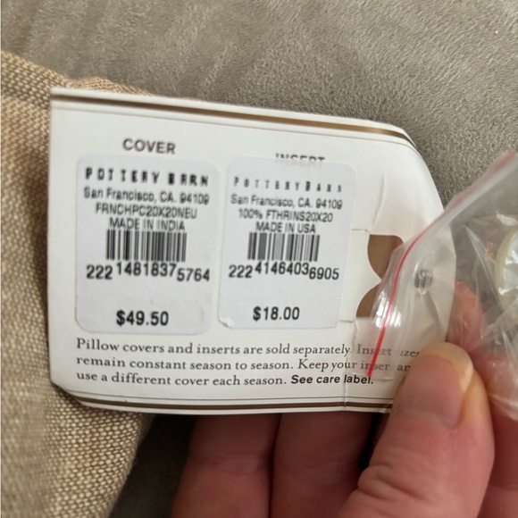 NWT Pottery Barn French Bulldog Throw Pillow and Cover Christmas Frenchie $68 - Picture 6 of 8